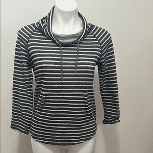 French Laundry Striped Pullover Sweatet Sz S
